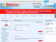 Tablet Screenshot of catholicus.pl
